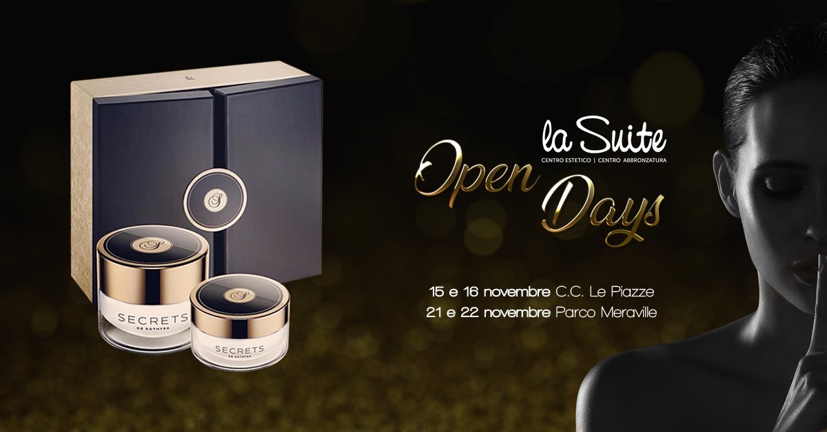 Open Days La Suite: promo di Novembre su trattamenti viso